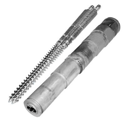 quality Çift Bimetal Ekstrüder Konik Çift Vuruşlu Fıçı Sjz 65 132 38CrMoAlA factory